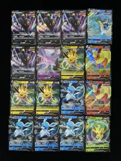 2025 Pokemon S-Chinese Vaporeon Umbreon #CS4AC 058/132 RR Holo Lot*16 PC46 - Image 1
