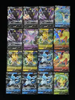2025 Pokemon S-Chinese Vaporeon Umbreon #CS4AC 058/132 RR Holo Lot*16 PC46 - Image 2