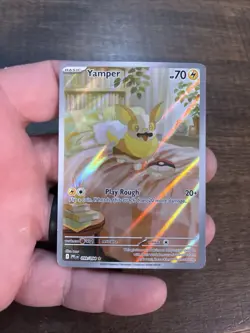 Yamper Illustration Rare Pokemon TCG Phantasmal Flames 099/094 - Image 1
