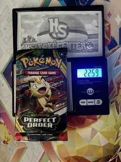 VERY HEAVY! 🔥22.59g Pokemon TCG Perfect Order Booster Pack Factory Sealed ✅ - Image 1