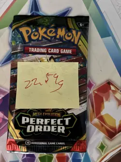 VERY HEAVY! 🔥22.59g Pokemon TCG Perfect Order Booster Pack Factory Sealed ✅ - Image 2