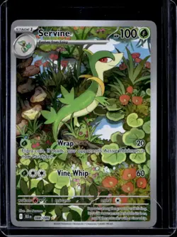 2025 Pokemon Black Bolt Servine Illustration Rare #088/086 - Image 1