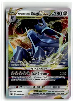 2022 Pokemon - Sword & Shield Origin Forme Dialga VStar #SWSH256 - Image 1