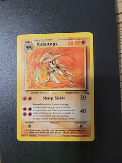 Pokemon TCG Kabutops Fossil 24/62 Regular 1999-2000 Wizards Base Set... - Image 2