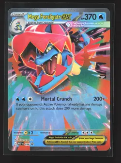 Pokemon ME: Mega Evolution Promo #036 Promo,Holo Mega Feraligatr ex - Image 1