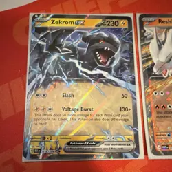 Pokemon EX Holo Lot - Zekrom EX 034/086 & Reshiram EX 020/086 - NM & SHIPS FAST! - Image 2