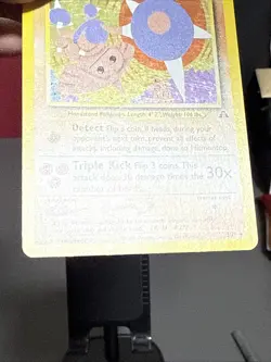 Pokemon Card Hitmontop 3/75 Holo Rare Neo Discovery WOTC Light Play - Image 5