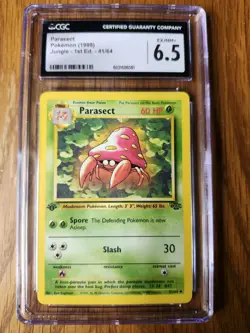 Pokemon TCG Parasect 41/64 Jungle Set 1st Edition Regular Common - Image 1