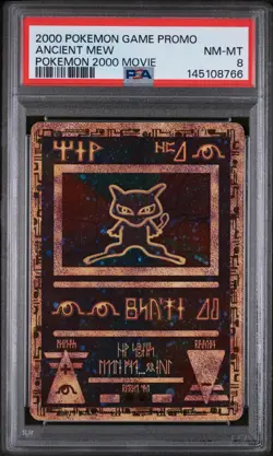 2000 POKEMON GAME MOVIE POKEMON 2000 MOVIE ANCIENT MEW PSA 8 - Image 1