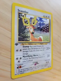 Pokemon TCG Stantler Neo Genesis 76 Regular 1st Edition Common - Image 2