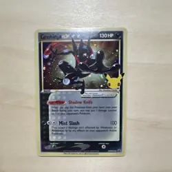 Pokemon Greninja Star SWSH Promo Holo SWSH144 130 HP English Card - Image 2