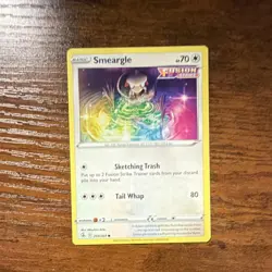 Pokemon Smeargle McDonald's 2022 Promo Holo 015/015 English Basic Card - Image 1