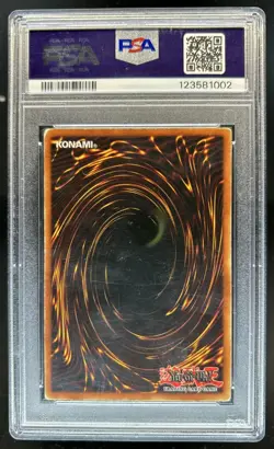 2002 Yu-Gi-Oh Legend of Blue Eyes White Dragon Blue-Eyes #LOB-001 PSA 4 - Image 2