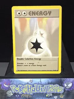 Pokemon Card Double Colorless Energy 96/102 Base Set WOTC Played - Image 1