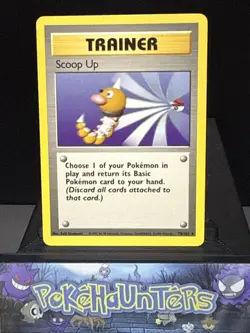 Pokemon Card Scoop Up 78/102 Rare Base Set WOTC Light Play - Image 1