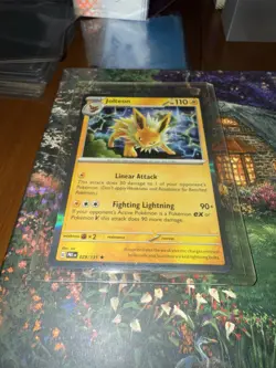 Pokemon TCG SV-Prismatic Evolutions Jolteon Holo Rare Card #29/131 - Image 2