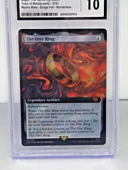 MTG LOTR: Tales Of Middle-Earth #791 * Surge Foil* The One Ring #791 MINT 10 - Image 3
