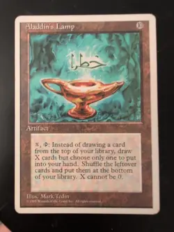 Aladdin's Lamp MTG Core Set 4th Edition Regular - Image 1