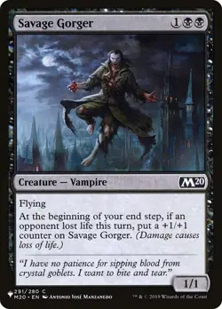 MTG - Savage Gorger - The List - Mystery Booster 2 - Magic the Gathering - Image 1