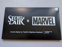 Earth's Mightiest Emblem Arcane Signet (0908) MTG Secret Lair x Marvel In Hand - Image 2