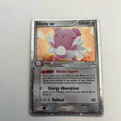 Pokemon TCG: Blissey ex 101/115 Unseen Forces Holo LP - Image 1
