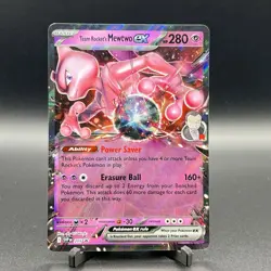 Pokemon Scarlet & Violet Black Star Promo - Team Rocket's Mewtwo ex SVP 205 QTY - Image 1