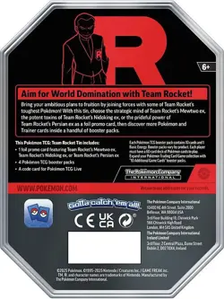 Pokemon TCG Team Rocket Destined Rivals Tin - Nidoking - Image 3