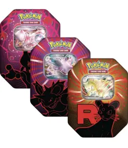 Pokemon TCG: Team Rocket Tin - Set of 3 - IN HAND ✅ FAST SHIPPING 🚚 - Image 1