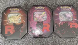 Pokemon TCG: Team Rocket Tin - Set of 3 - IN HAND ✅ FAST SHIPPING 🚚 - Image 2