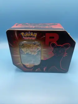 Pokemon Destined Rivals Team Rocket Tin Set of 3 Mewtwo Persian Nido - Image 5