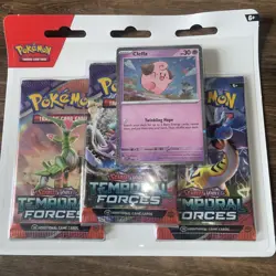 Pokemon TCG: Temporal Forces 3 Pack Blister-Scarlet & Violet- Brand New & Sealed - Image 1
