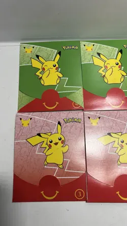 Pokemon Pikachu McDonald’s 25th Anniversary Card Packs - 9 Total (7 Sealed) - Image 2