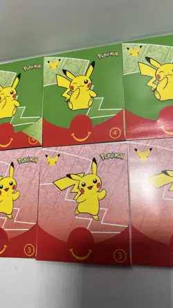Pokemon Pikachu McDonald’s 25th Anniversary Card Packs - 9 Total (7 Sealed) - Image 3
