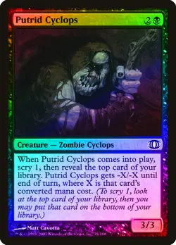 Putrid Cyclops FOIL Future Sight NM Black Common MAGIC GATHERING CARD ABUGames - Image 1