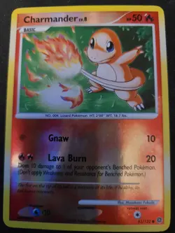 Pokemon TCG - Charmander 82/132 DP Secret Wonders Reverse Holo Card - MP - Image 1