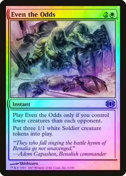 Even the Odds FOIL Future Sight NM White Uncommon MAGIC MTG CARD ABUGames - Image 1