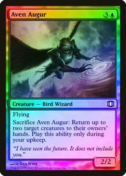 Aven Augur FOIL Future Sight NM Blue Common MAGIC THE GATHERING CARD ABUGames - Image 1