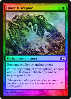 Quiet Disrepair FOIL Future Sight NM Green Common MAGIC MTG CARD ABUGames - Image 1
