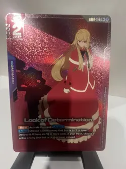 Look Of Determination R+ Alt GD03-114 Gundam TCG Card Foil Steel Requiem Eng - Image 1