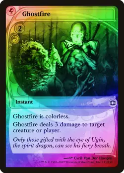 Ghostfire FOIL Future Sight NM Common MAGIC THE GATHERING MTG CARD ABUGames - Image 1