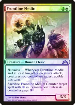 Frontline Medic FOIL Gatecrash NM White Rare MAGIC THE GATHERING CARD ABUGames - Image 1