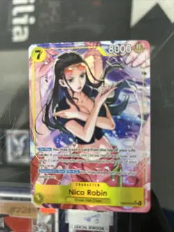 One Piece Nico Robin Alt Art Heroines Edition EB03-055 SR English 🔥 MINT Card - Image 1