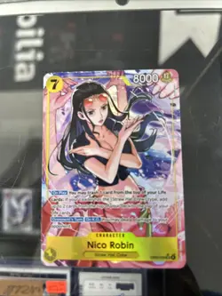 One Piece Nico Robin Alt Art Heroines Edition EB03-055 SR English 🔥 MINT Card - Image 2