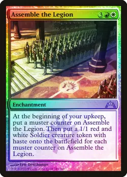 Assemble the Legion FOIL Gatecrash PLD White Red Rare MAGIC MTG CARD ABUGames - Image 1
