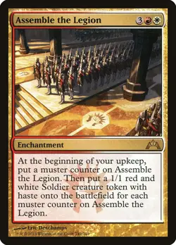 Assemble the Legion Gatecrash PLD White Red Rare MAGIC MTG CARD ABUGames - Image 1