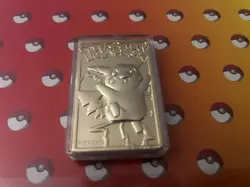 Pokemon™ Special Edition 23 karat Gold-Plated Trading Card #25 PIKACHU - Image 1