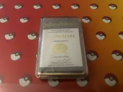 Pokemon™ Special Edition 23 karat Gold-Plated Trading Card #25 PIKACHU - Image 2