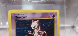 1999 Pokemon Mewtwo Base Set Shadowless Holo Rare Card 10/102 - Image 2