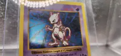 1999 Pokemon Mewtwo Base Set Shadowless Holo Rare Card 10/102 - Image 3