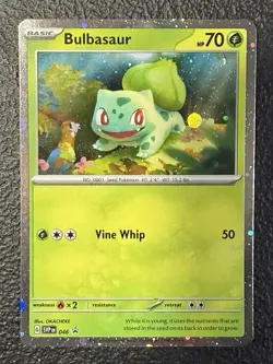 Bulbasaur - 046 (Cosmos Holo) SVP 046 Pokemon SV: Scarlet & Violet Promo Card... - Image 1